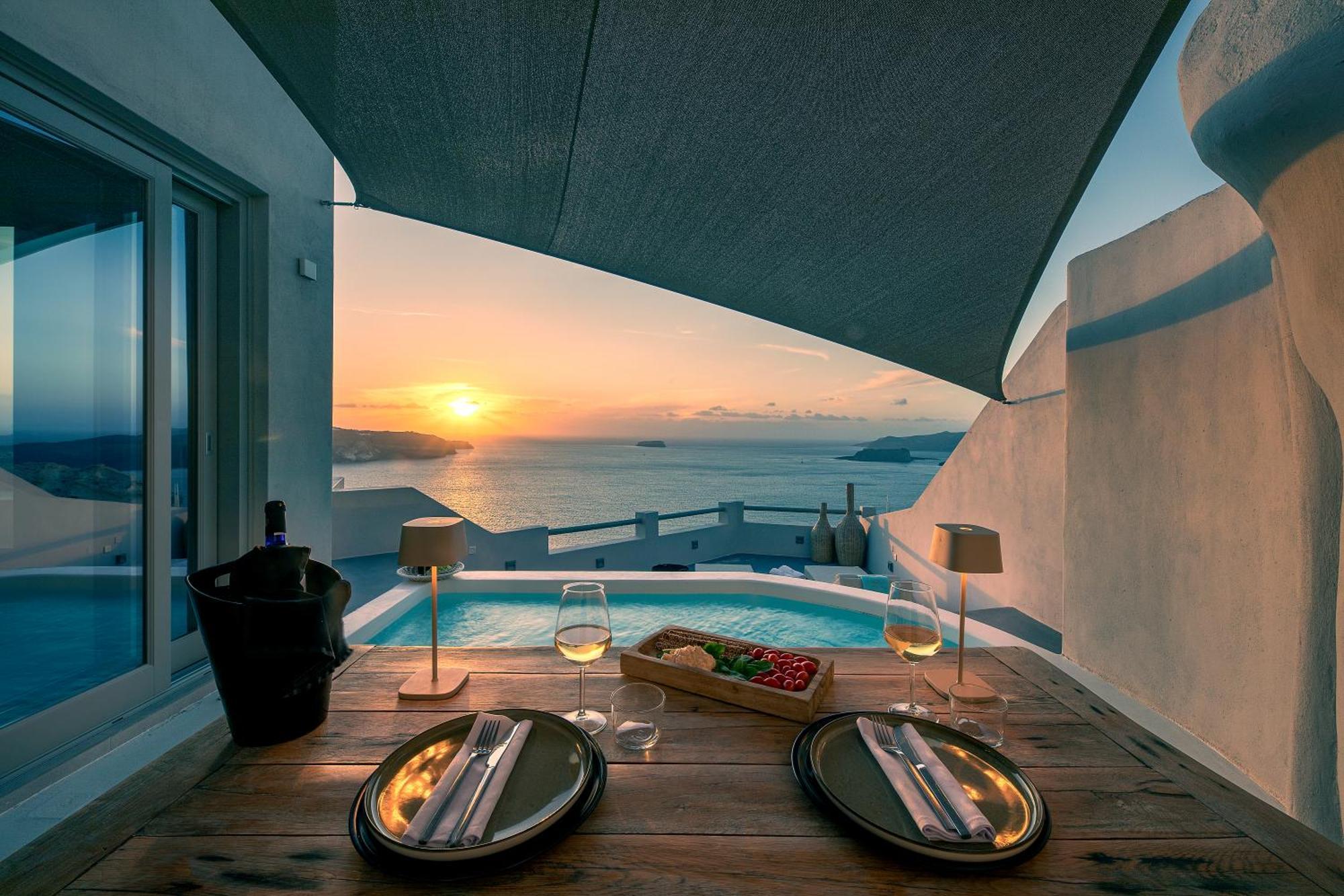 Grand View - Megalochori Santorini Aparthotel Exterior photo